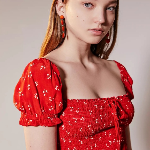 Faithfull The Brand Genevieve Floral Mini Dress. - Picture 3 of 7